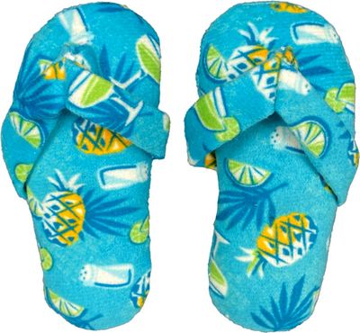 Multipet Margaritaville Flip Flops Plush Cat Toy with Catnip 4 inches