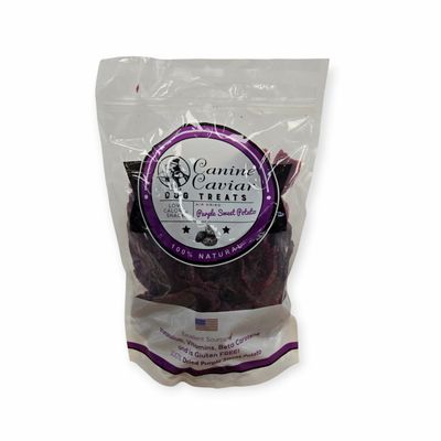 Canine Caviar Dried Purple Sweet Potatoes Dog Treats 2 lbs