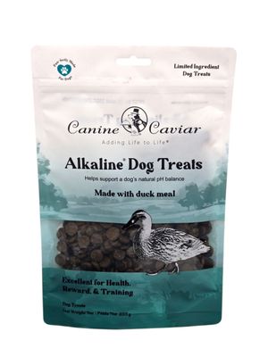 Canine Caviar Alkaline Duck Meal Dog Treats 9 oz