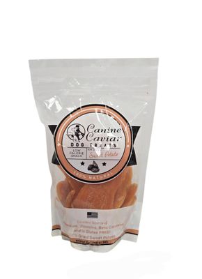 Canine Caviar Sweet Potato Fresh Dried Dog Treats 12 oz