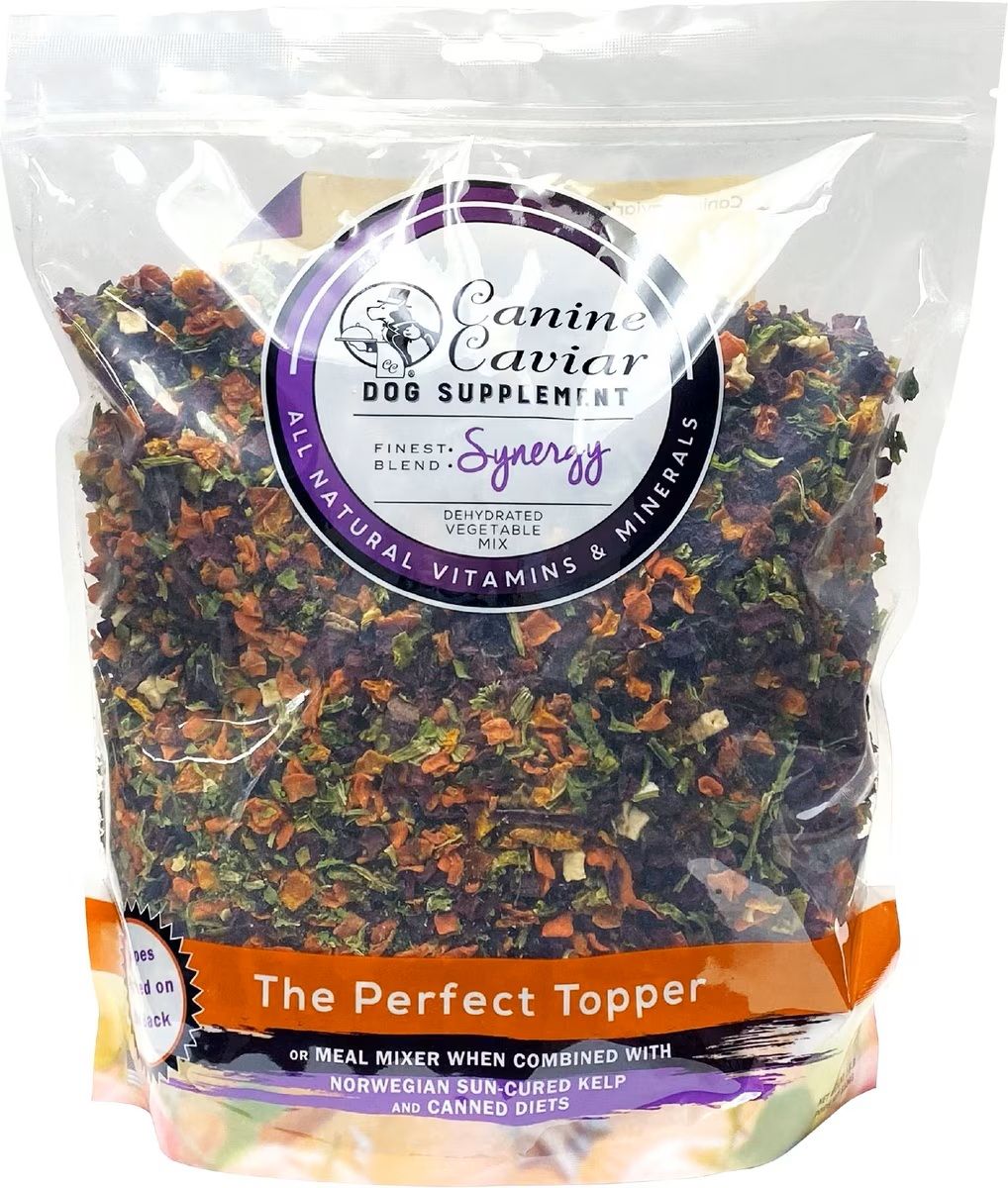 Canine Caviar Synergy Dehydrated Vegetable Mix Dog Supplement 2.5 lbs