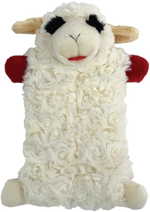 Multipet Lambchop Squeaker Mat Dog Toy 9 inches
