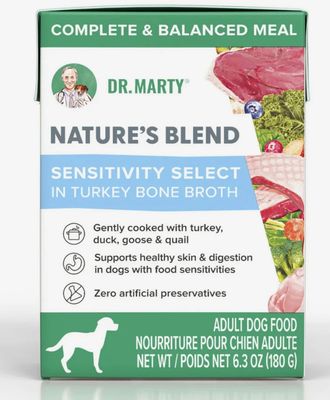 Dr Marty Nature's Blend Sensitivity Select in Turkey Bone Broth 6.3 oz single