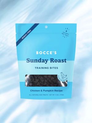 Bocce's Bakery Training Bites Sunday Roast Chicken &amp; Pumpkin Recipe 6 oz
