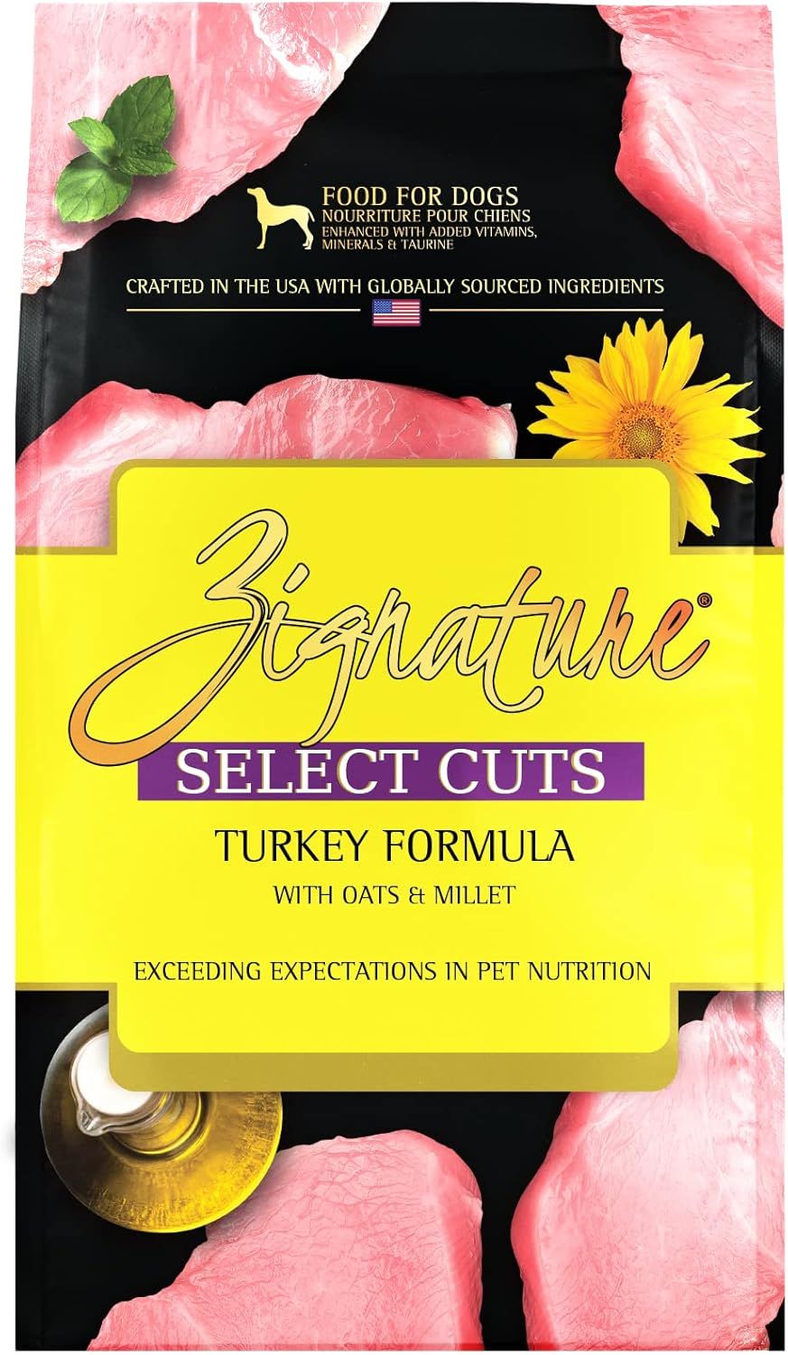 Zignature Select Cuts Turkey Formula Dog Food 4 lbs