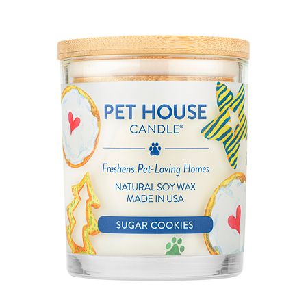 Pet House Sugar Cookies Scented All Natural Pet Friendly Plant Based Soy Wax Candle 9 oz