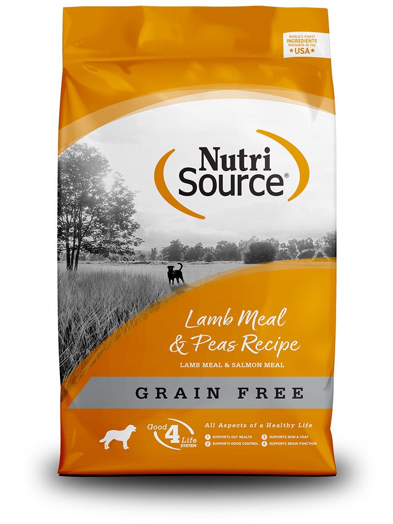 Nutrisource Dog Food Grain Free Lamb &amp; Pea Recipe, Size: 5 lbs