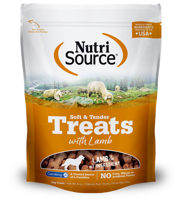 NutriSource Dog Treats Tender Bites Lamb 6 oz