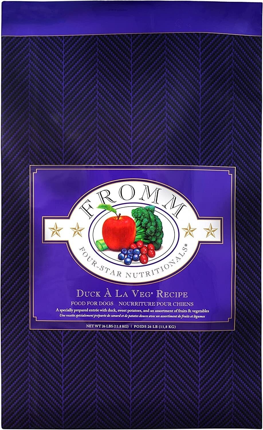 Fromm Four Star Duck À La Veg Recipe 26 lbs