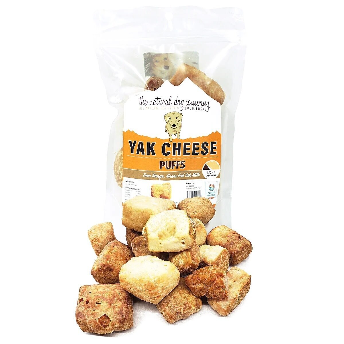 Tuesday's Natural Dog Company Yak Cheese Puffs 4 oz