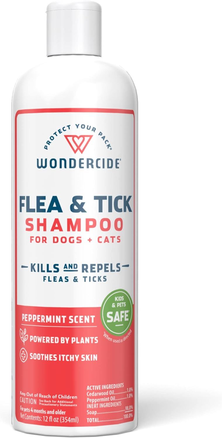 Wondercide Natural Flea &amp; Tick Shampoo – Peppermint Scent
