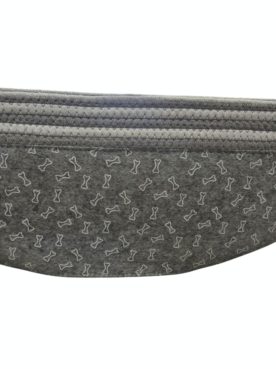 Winifred &amp; Lily BONES Design Pet Toy Accessory Storage Organizer Basket