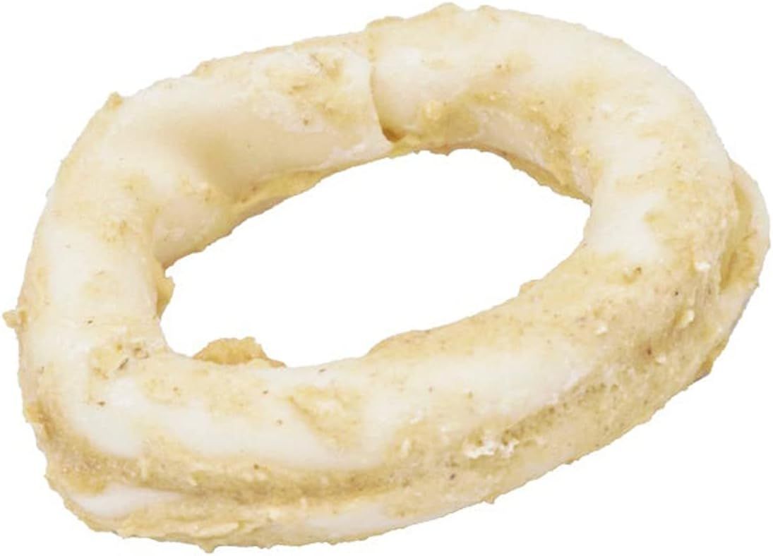 Raw Dog Natural Chews Collagen Chew Ring Bully Flavor 3 inch