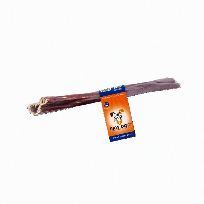 Raw Dog Natural Chews Gullet Sticks Dog Chew 12 inches