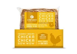 A Pup Above Chicka Chicka Bow Wow Gently Cooked Frozen Dog Food Case of 12 One Pound Patties