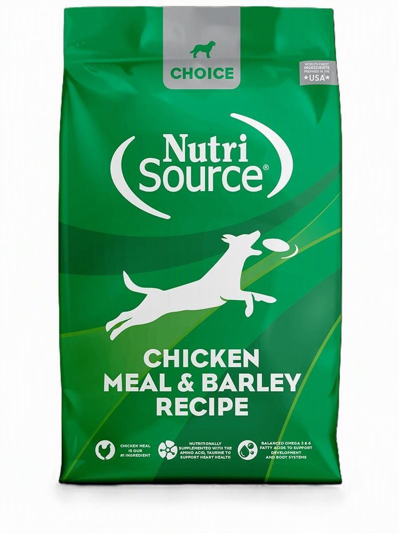 Nutrisource Dog Food Choice Chicken Meal &amp; Barley Recipe 40 lbs