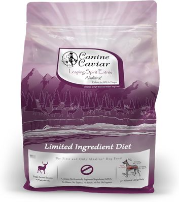 Canine Caviar Leaping Spirit Entrée Alkalizing Holistic Limited Ingredient Diet Dog Food 4.4 lbs