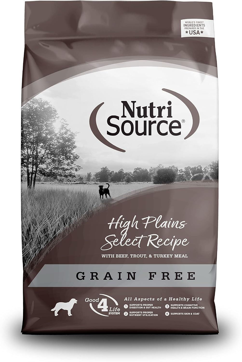 Nutrisource Dog Food Grain Free High Plains Select Recipe 26 lbs