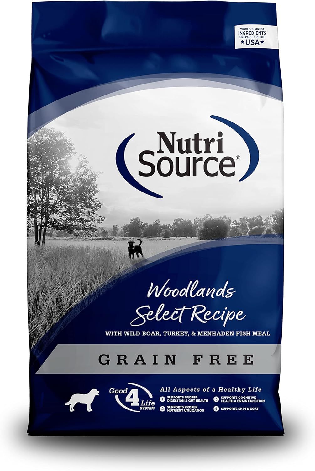 Nutrisource Dog Food Grain Free Woodlands Select Recipe 26 lbs