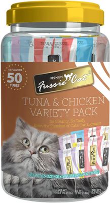 Fussie Cat Tuna &amp; Chicken Variety Pack 50 Count