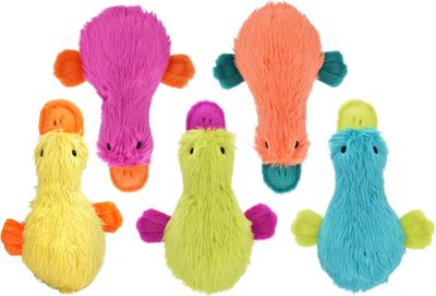 Multipet Duckworth Plush Squeaker Dog Toy Mini 4 inches