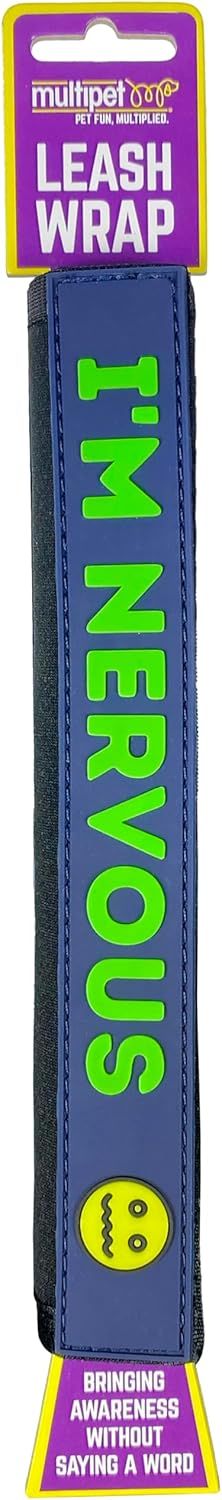 Multipet Leash Wrap I'M NERVOUS