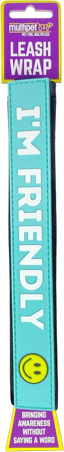 Multipet Leash Wrap I'M FRIENDLY