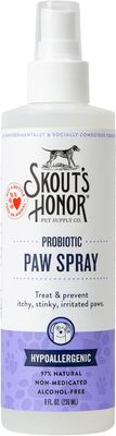 Skout's Honor Probiotic Paw Spray for Dogs - Microbiome-Friendly Certified - Alcohol-Free, Fragrance-Free &amp; Non-Medicated - Supports Healthy Skin &amp; Relieves Itchy, Stinky Paws, 8 oz