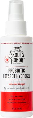 SKOUT'S HONOR Probiotic Hot Spot Hydrogel - Natural Hot Spot Treatment, Soothes and Heals Wounds, Burns, and Irritated Skin, Safe for All Skin Types, 4oz