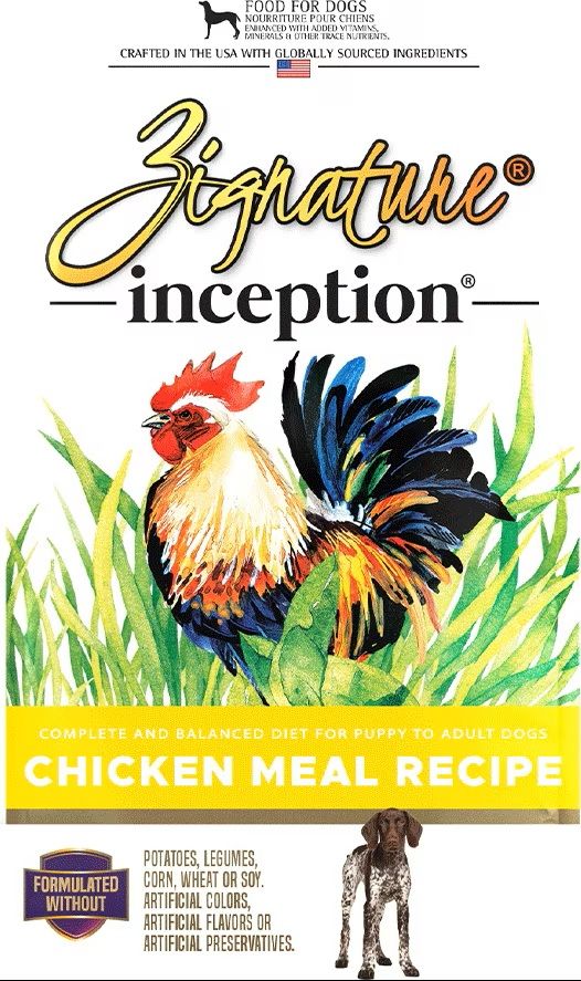 Zignature Inception Dog Food Chicken 27 lbs