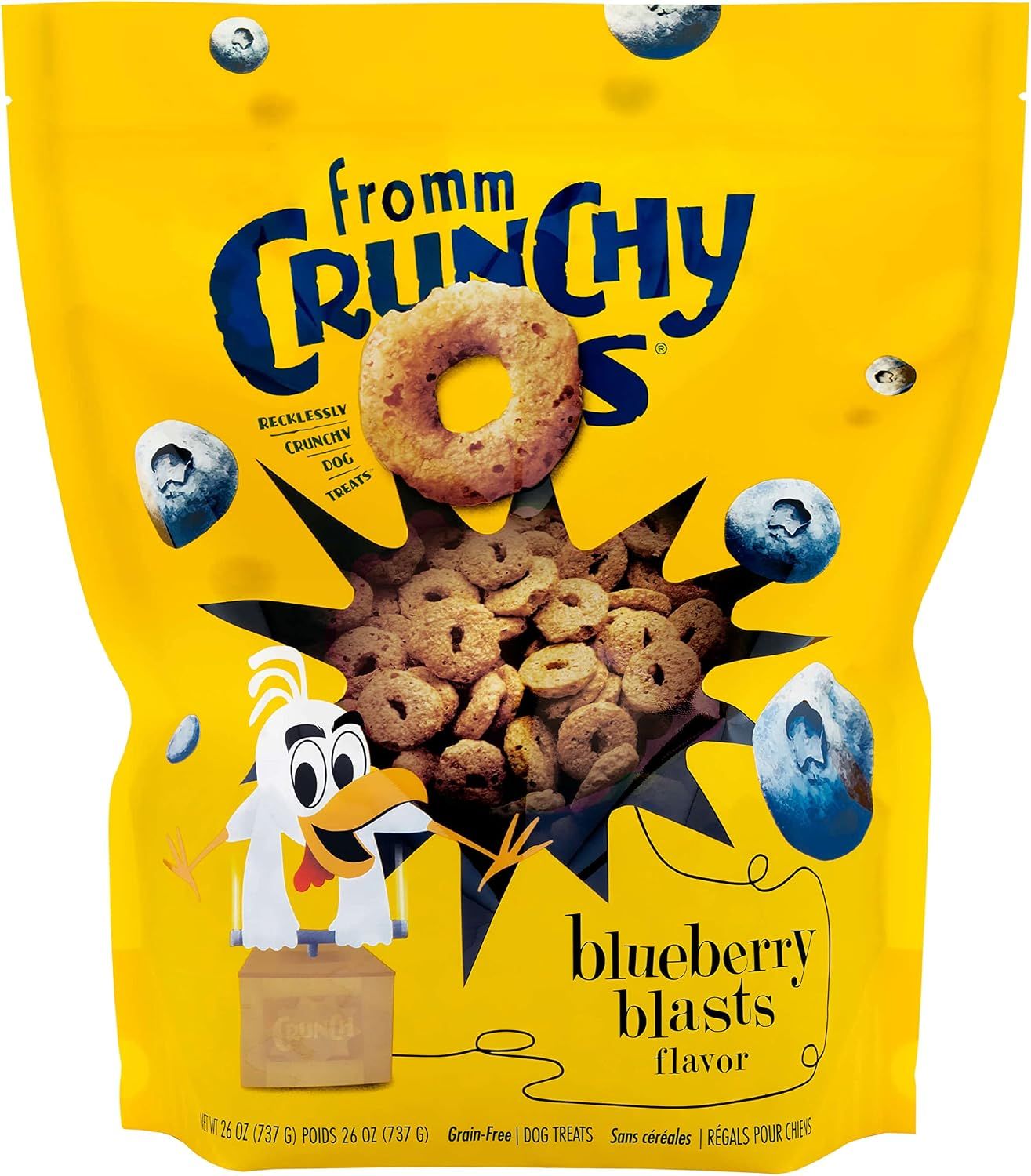 Fromm Crunchy O's Blueberry Blast 26oz