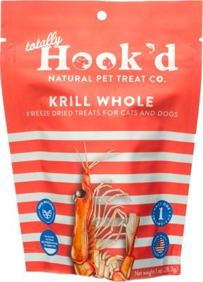 Totally Hooked Krill Whole Freeze Dried Pet Food 1 oz