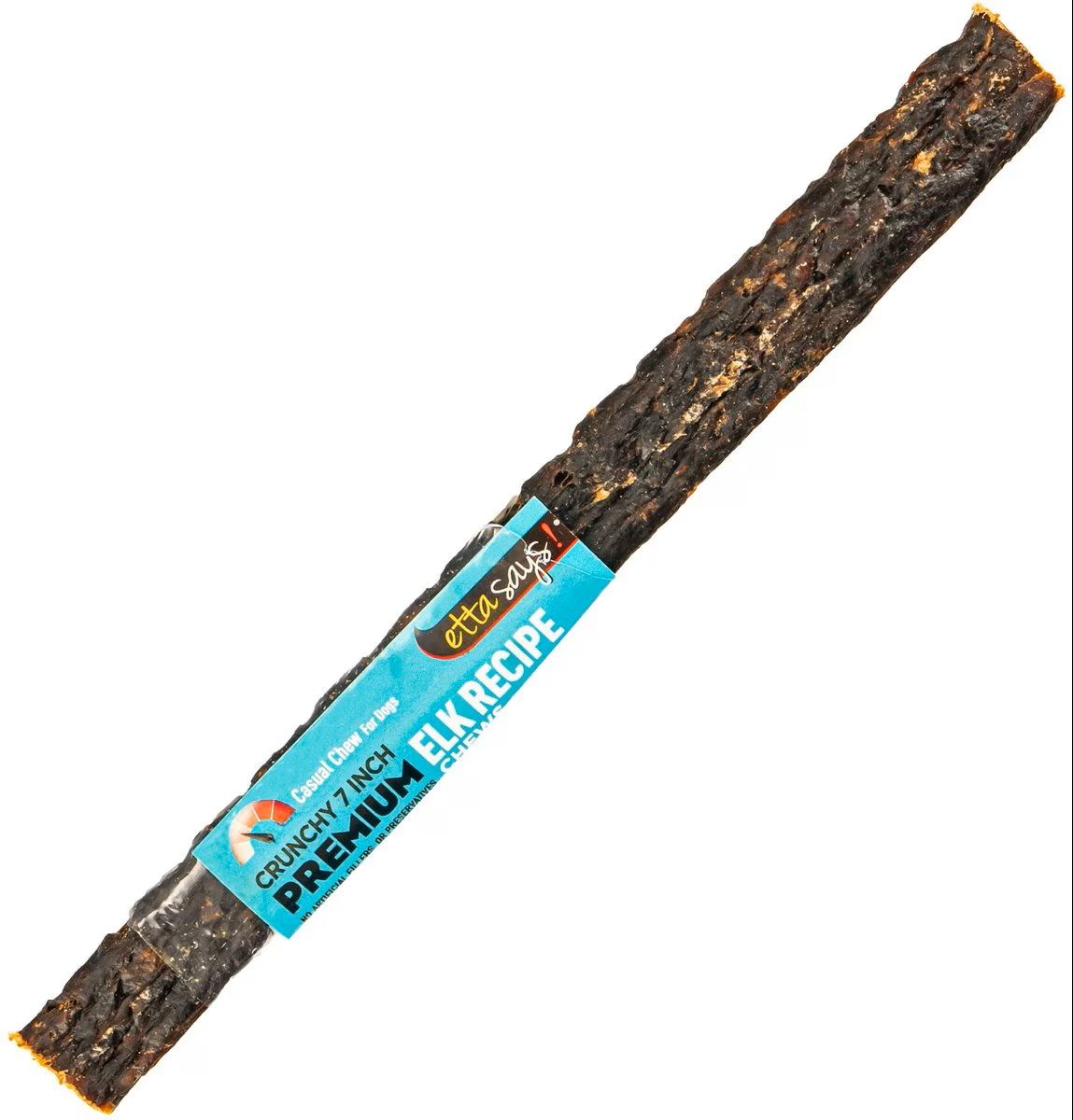Etta Says Chew Premium Crunchy Elk Recipe Grain Free Dog Treats 7 inches