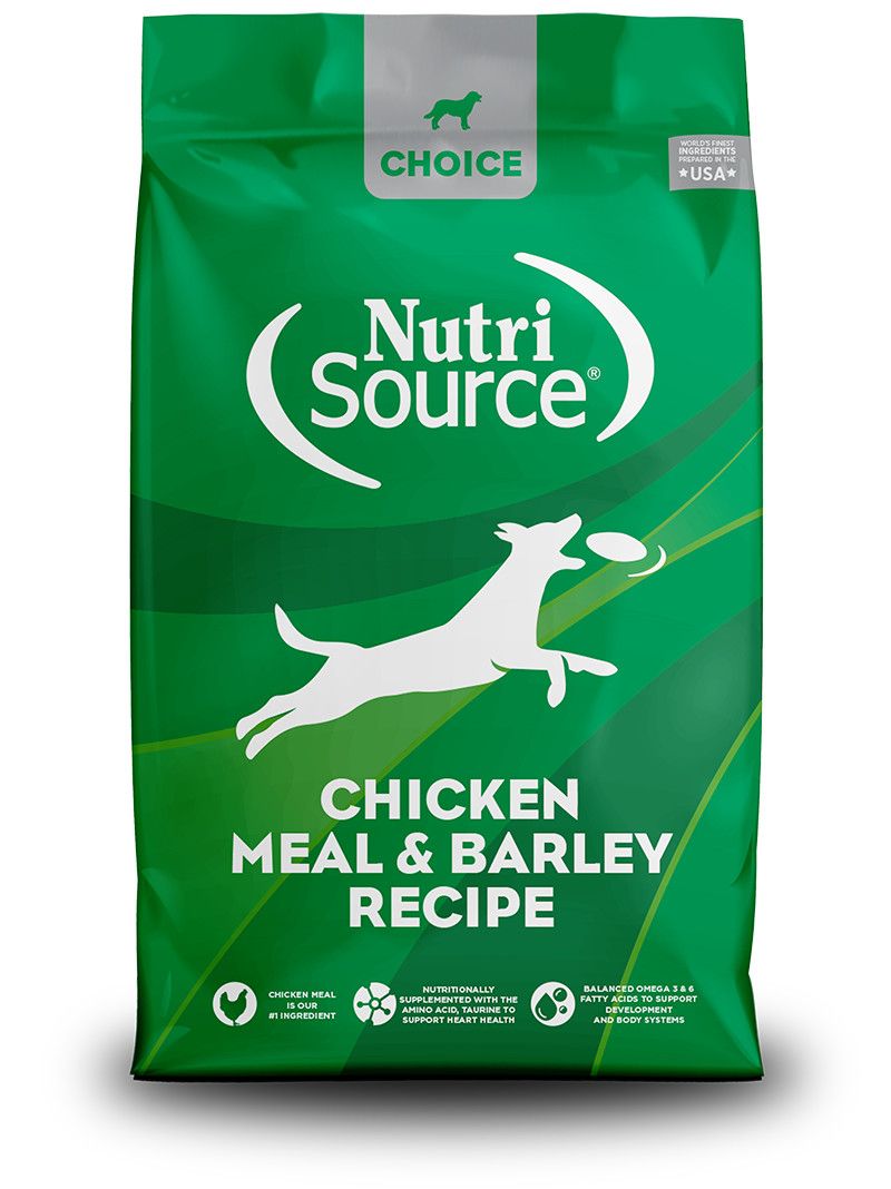 Nutrisource Dog Food Choice Chicken Meal &amp; Barley Recipe 5 Lb