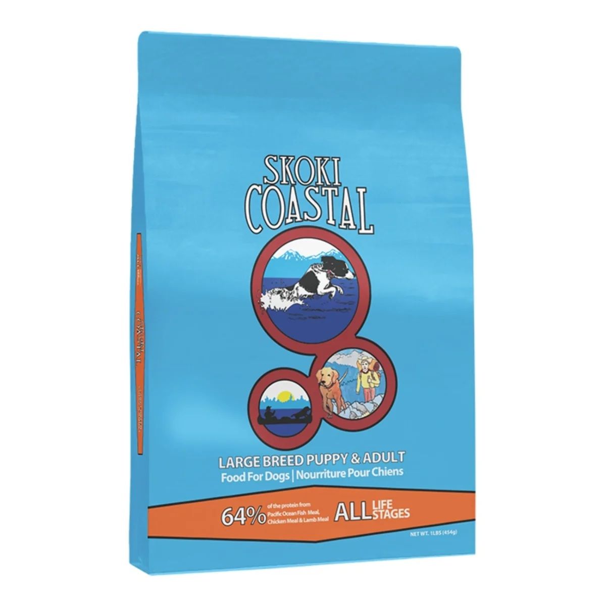 First Mate SKOKI Coastal Large Breed All Life Stages Dog Food 1 lbs