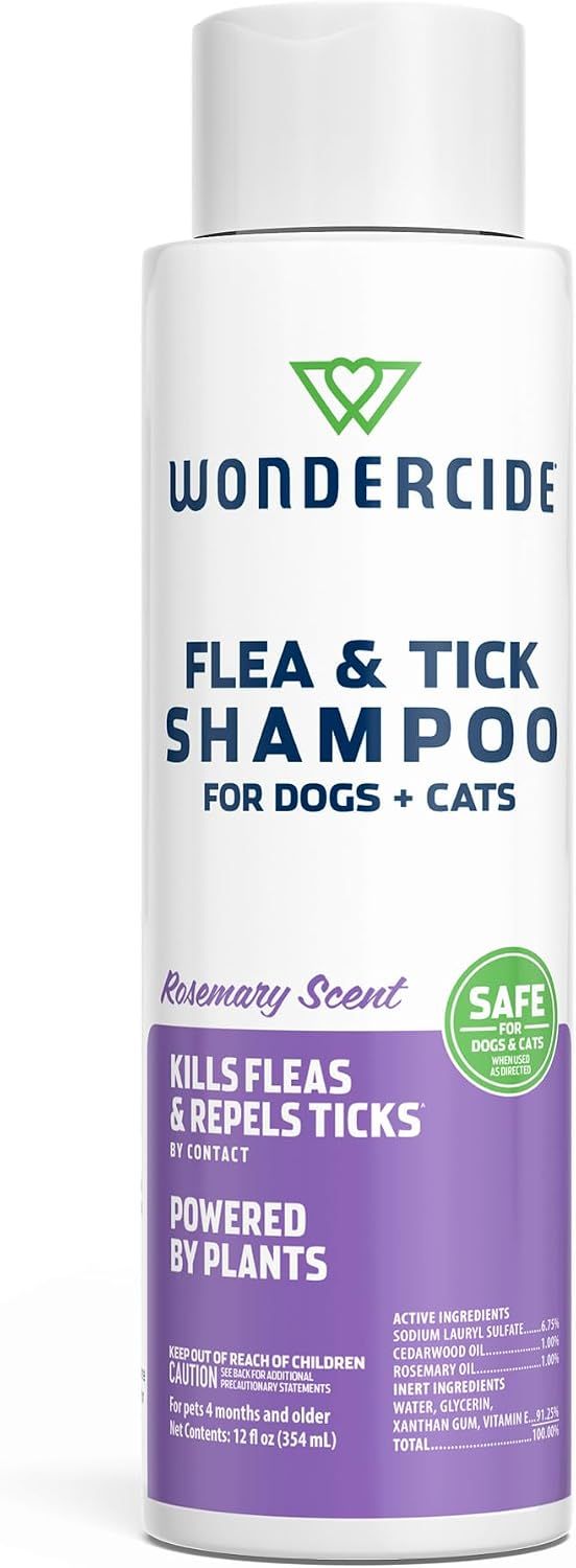 Wondercide Natural Flea &amp; Tick Shampoo – Rosemary Scent