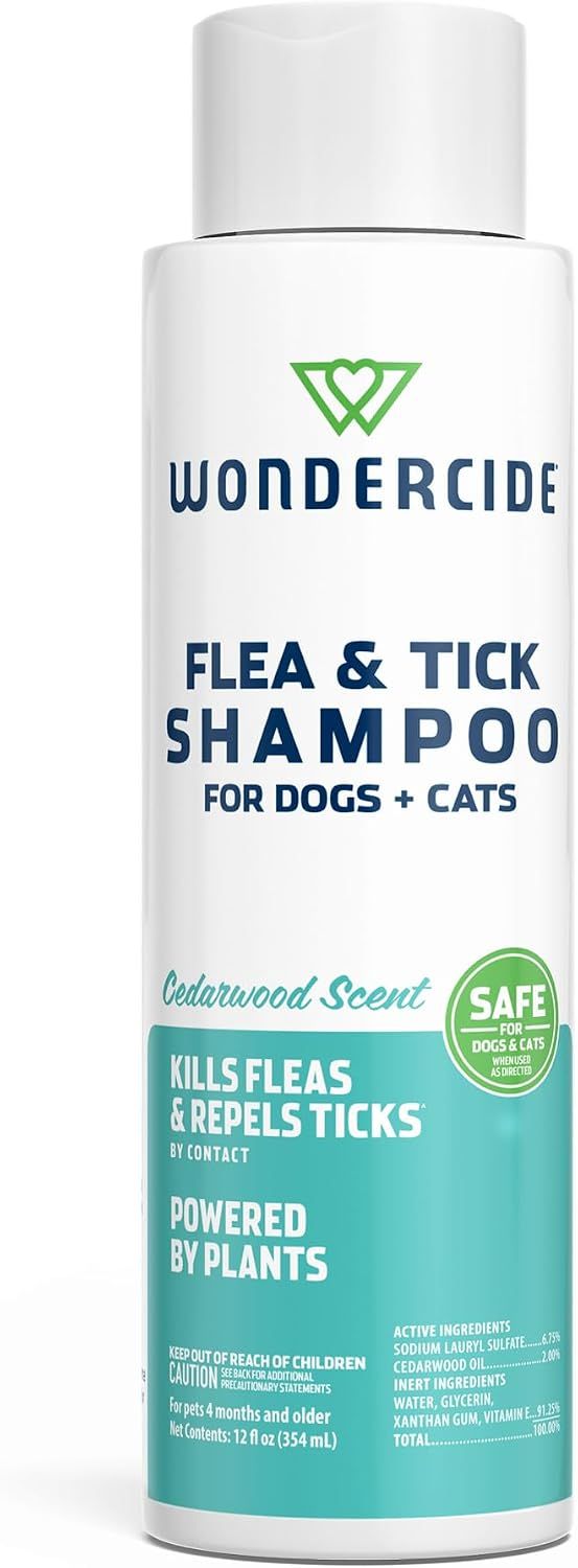 Wondercide Natural Flea &amp; Tick Shampoo – Cedarwood Scent