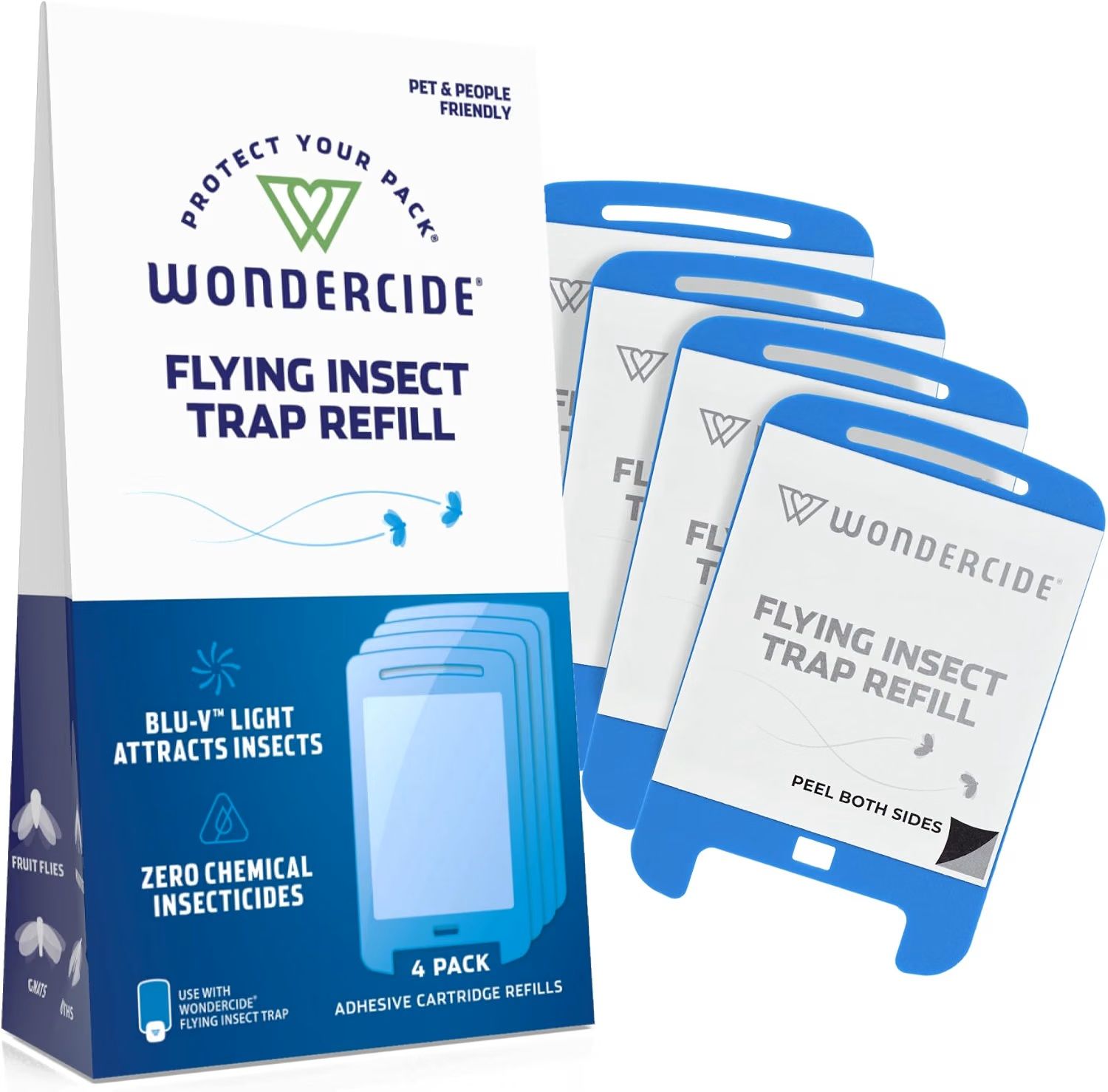 Wondercide Flying Insect Trap Adhesive Cartridge Refills 4 Pack