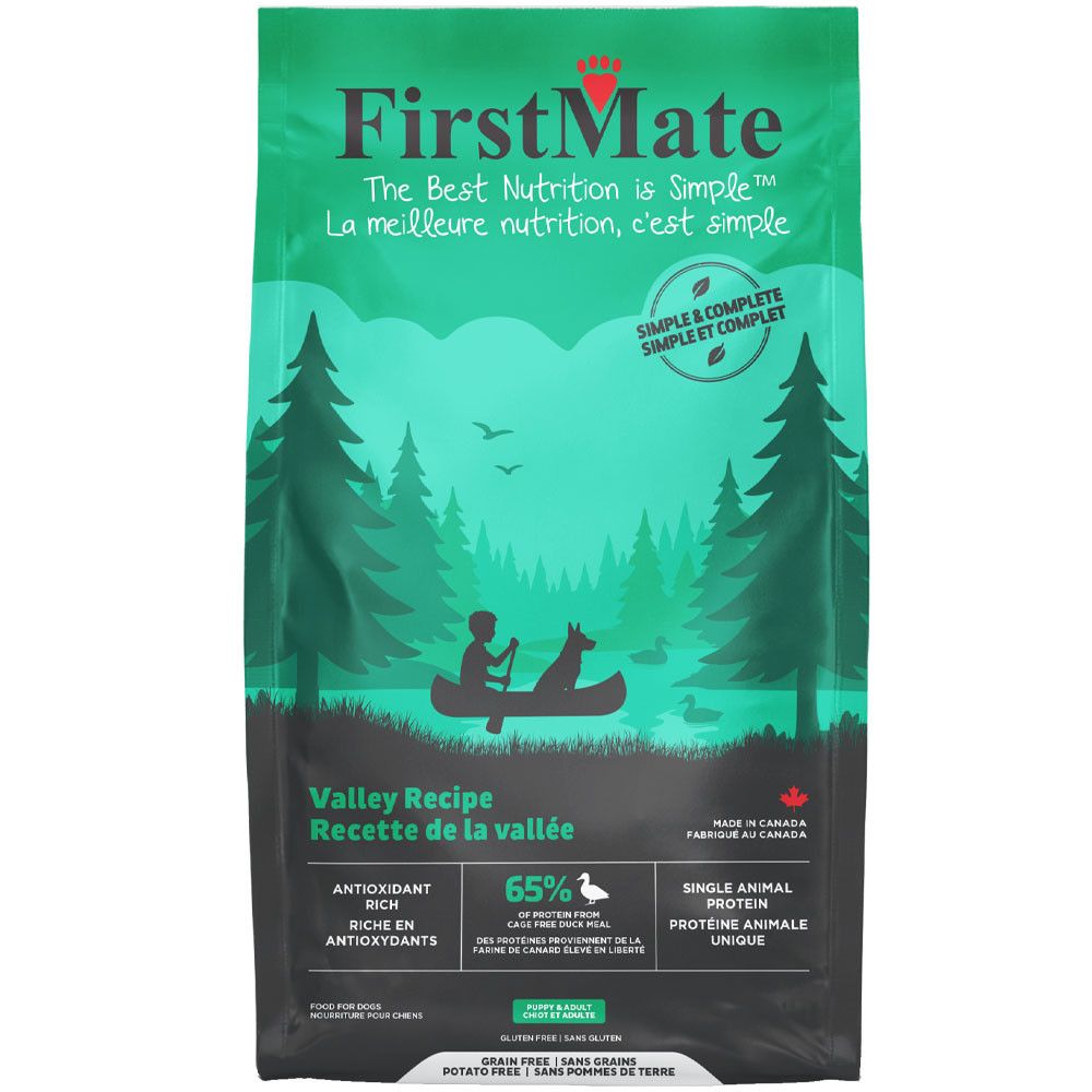 First Mate Grain-Free Simple &amp; Complete Valley Duck Recipe Dry Dog Food 5 lbs