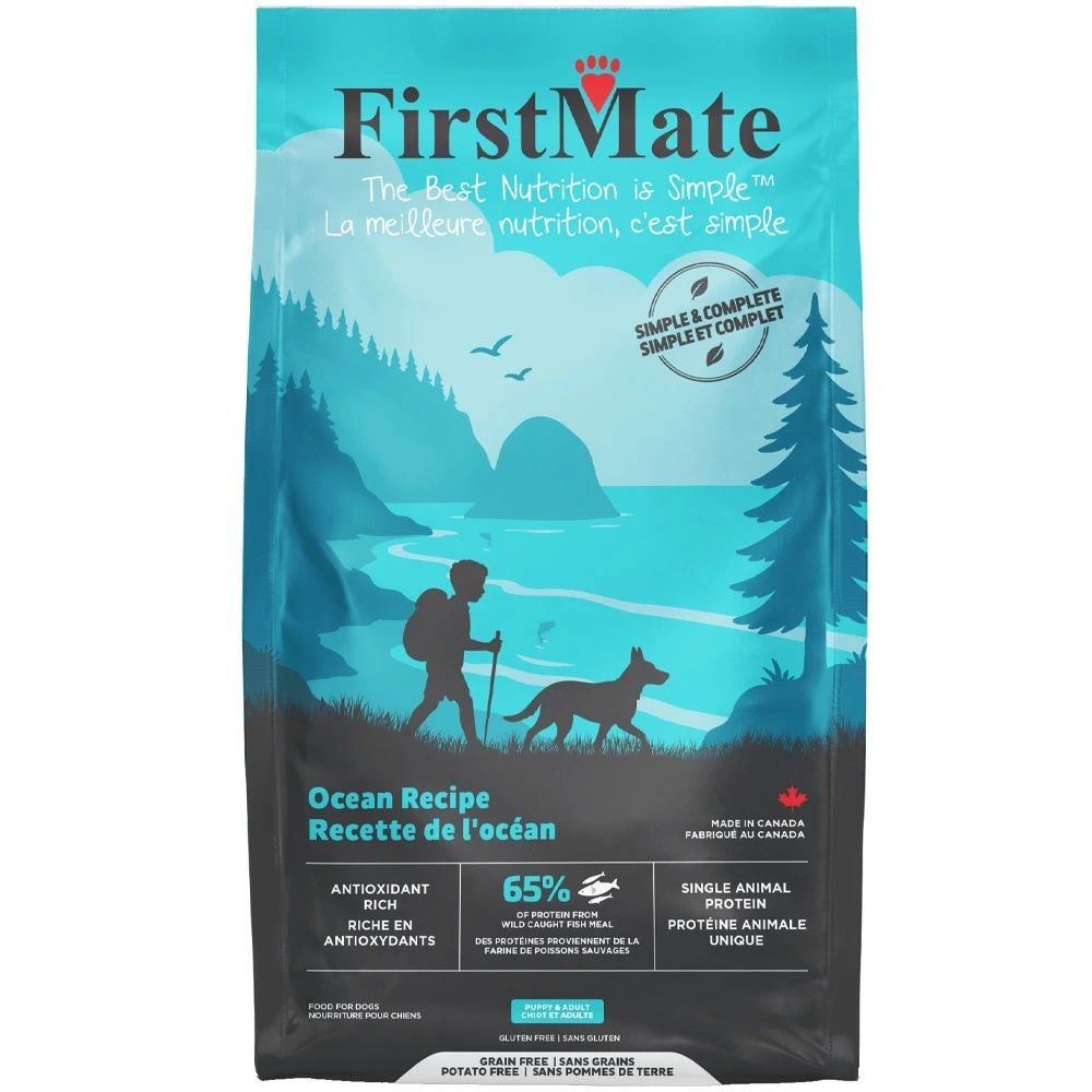 First Mate Grain-Free Simple &amp; Complete Ocean Fish Recipe Dry Dog Food 5 lbs