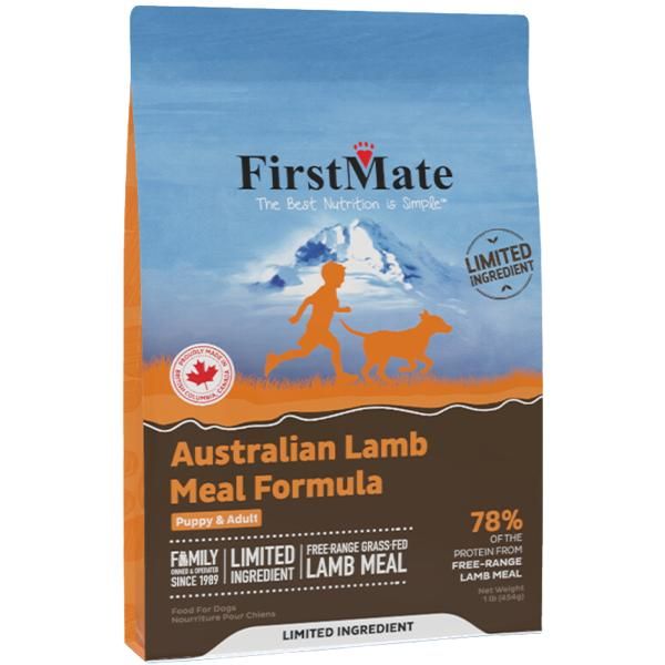 First Mate Grain-Free Limited Ingredient Australian Lamb Formula Dry Dog Food 1 lbs