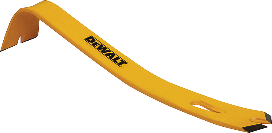 DeWALT DWHT55518 Pry Bar, Beveled Tip, 3-Nail Slot*