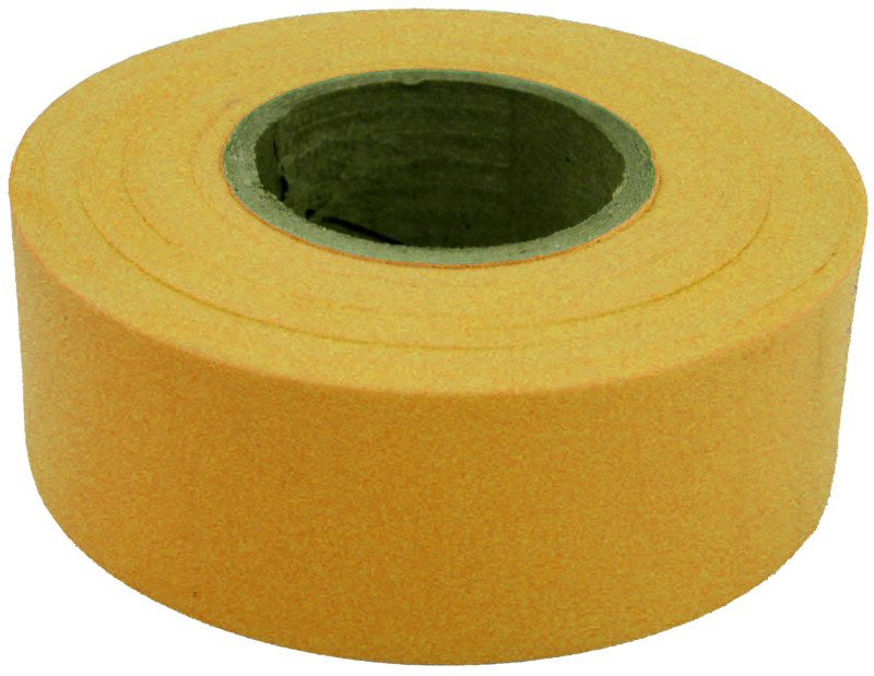CH Hanson 17024 Flagging Tape, Polyethylene, Yellow, 12 Pack