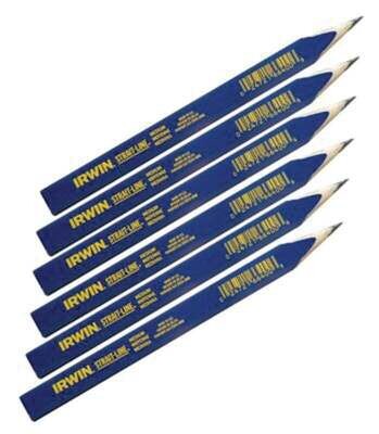 IRWIN 66302 Carpenter Pencil, Blue*