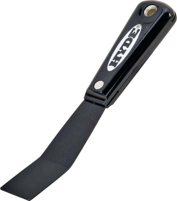 HYDE Black &amp; Silver 02070 Putty Knife, 1-1/4 in W HCS Blade