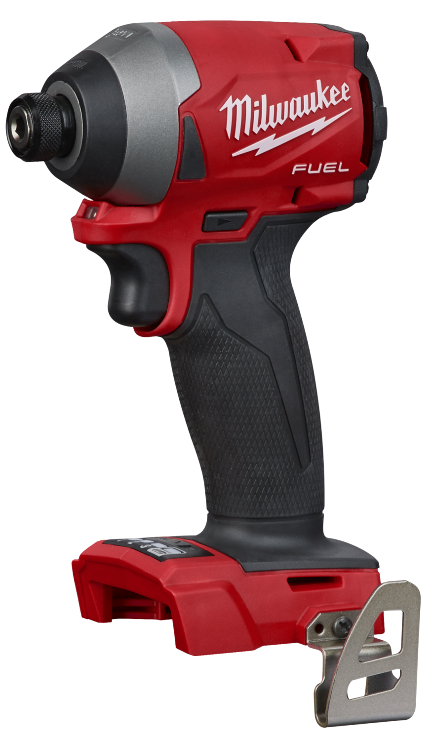 Milwaukee M18 FUEL 2853-20 Impact Driver, Bare Tool, 18 V Battery, 1/4 in Drive, 4-Speed, Black/Red