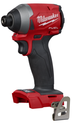 Milwaukee M18 FUEL 2853-20 Impact Driver, Bare Tool, 18 V Battery, 1/4 in Drive, 4-Speed, Black/Red