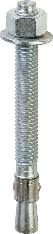 RED HEAD 11272 Wedge Anchor, Steel, Zinc*