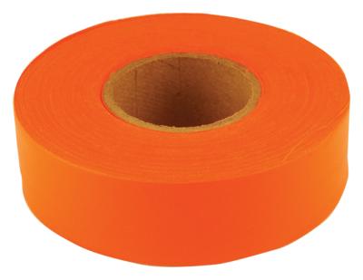CH Hanson 17022 Flagging Tape, Polyethylene, Orange, 12 Pack