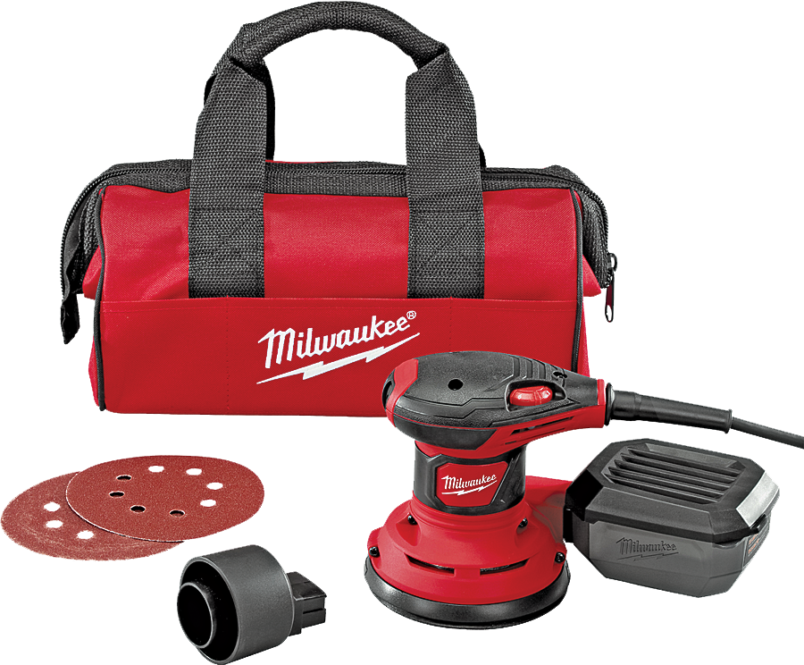 Milwaukee 6034-21 Random Orbit Palm Sander, 120 V, 5 in Pad/Disc*